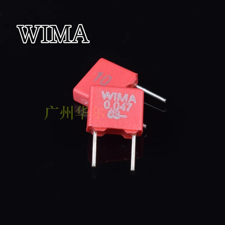 1 шт. MKS2 Немецкий 5 мм WIMA Фильм конденсатор Звук Hi Fi 0 012 мкФ 15nf 27nf 033 39nf 047 068 63v 100v 015 uf