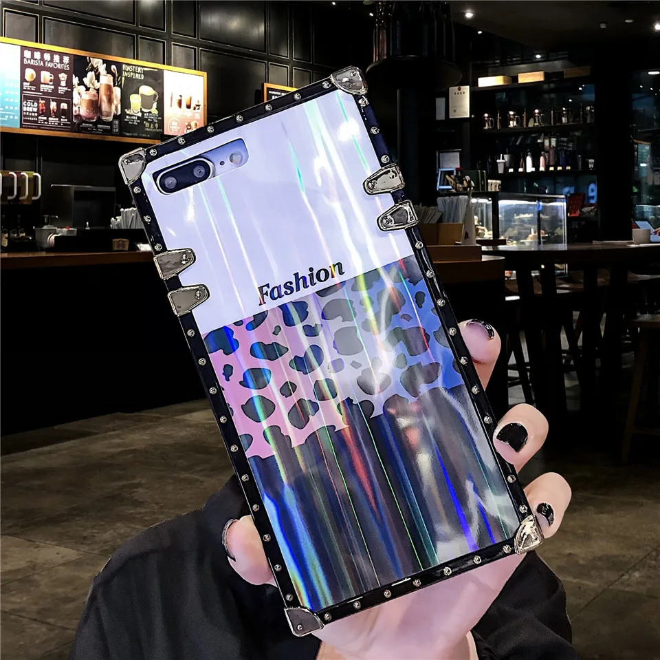 Потрясающий модный леопардовый чехол для телефона Fundas Apple iPhone Xs max чехлы