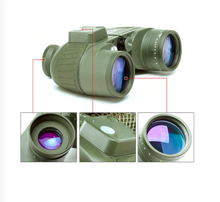 

Binoculars 10x50 compass telescope high magnification HD telescope coordinate ranging telescope outdoor