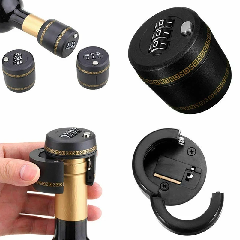 

1 шт. Блокировка паролей для бутылки вина ликера вакуумная Блокировка для сохранения