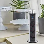 Подъемная электрическая розетка, выдвижная розетка с USB-зарядкой, настольная розетка европейского стандарта, выдвижная розетка, европейские и USB-порты