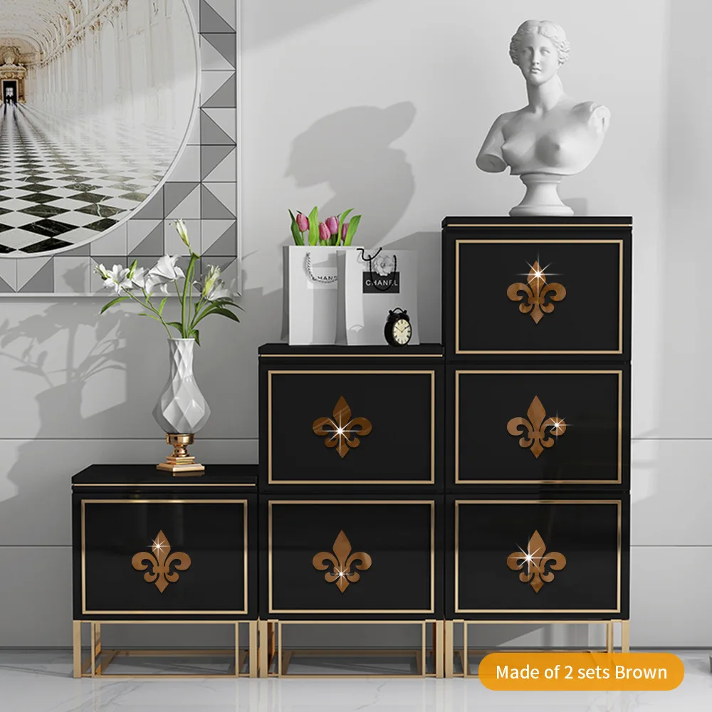 

Background wall ceiling furniture corner decoration sticker Acrylic self-adhesive mirror gold sliver wall sticker 3D Wallpaper