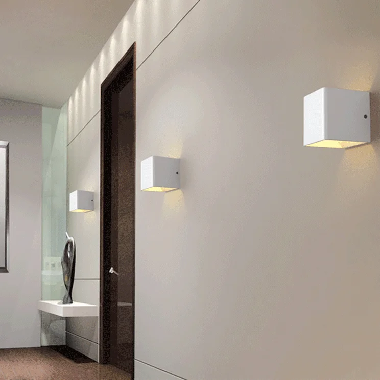 

Modern simple creative outdoor waterproof wall lamp LED courtyard lamps gate lamp terrace balcony garden wall light Die casting