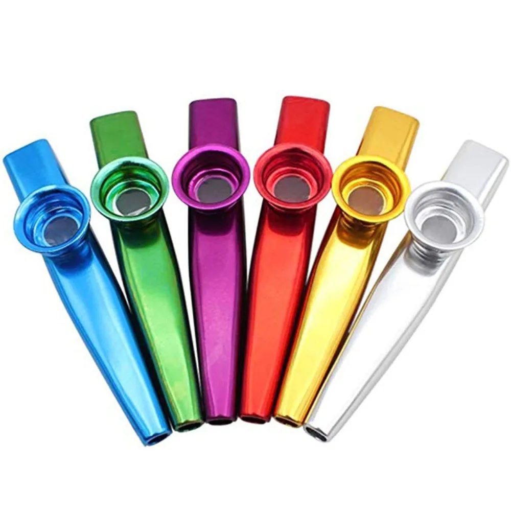 

Простой дизайн, легкий алюминиевый сплав Kazoo, металлический для гитарного инструмента, музыкальная фотография, 4 цвета