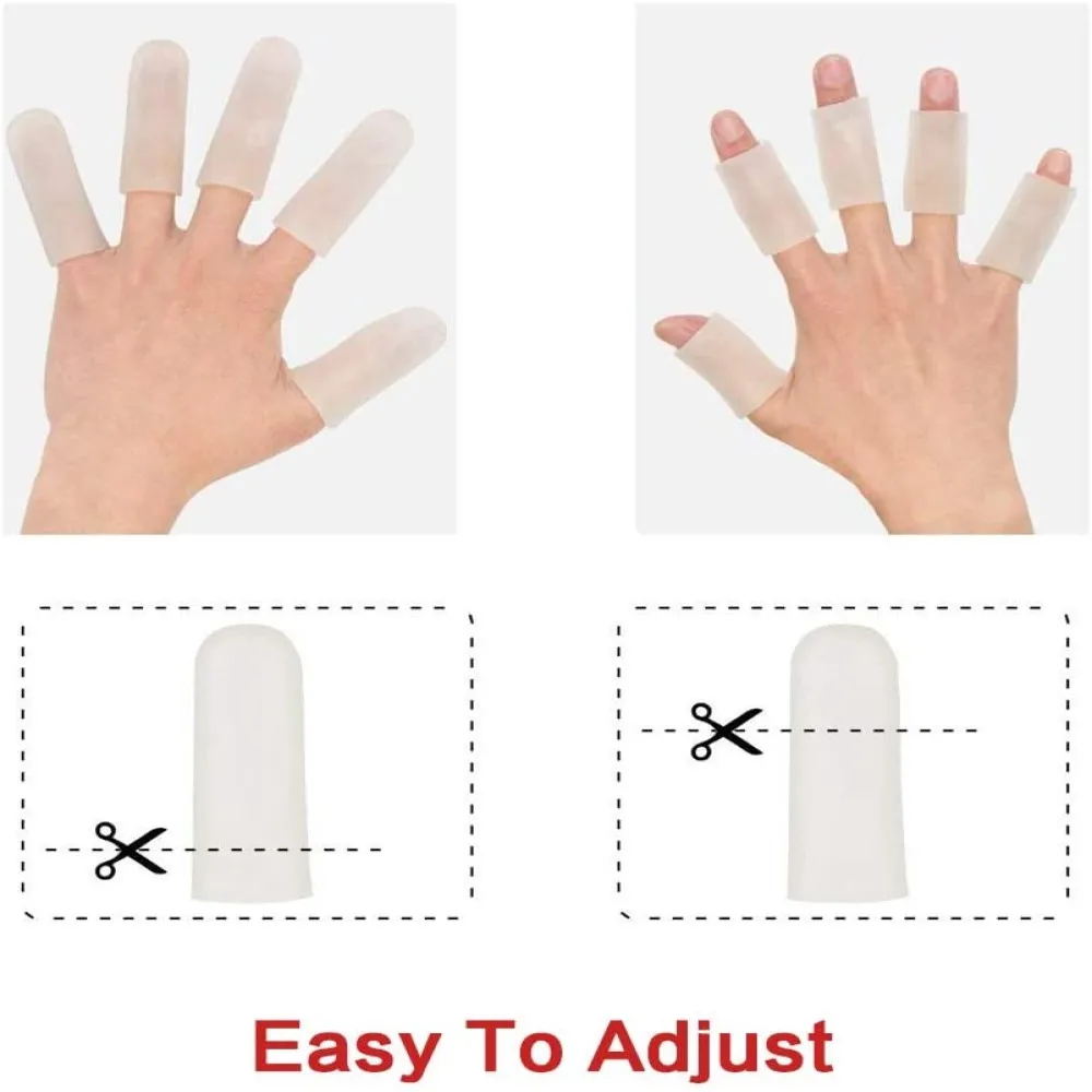 Гелевые пальчиковые кроватки крышка для пальцев силиконовые защитные пленки (5