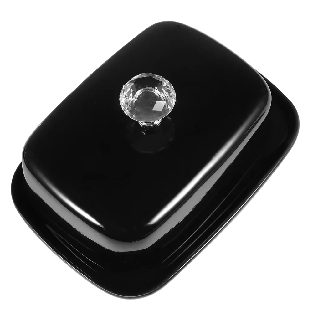 

1 шт. коробка для сыра Хранитель масла квадратная кухонная керамическая коробка для масла с крышкой