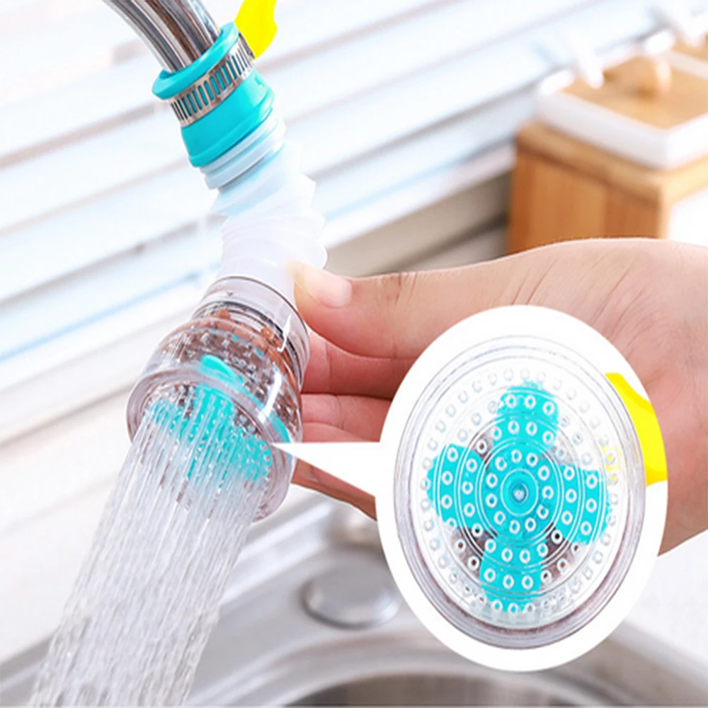 

360 Degree Rotatable Water Saving Tap for Kitchen Faucet Aerator Diffuser Faucet Nozzle Filter Adapter Water Bubbler