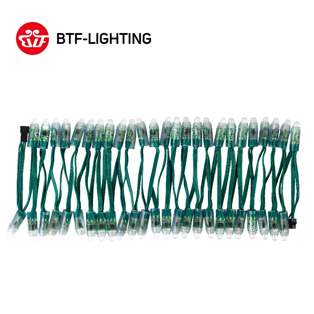 Светодиодный модуль WS2811 2811 мм IC черный/зеленый/белый/кристаллический/RGB провод IP68