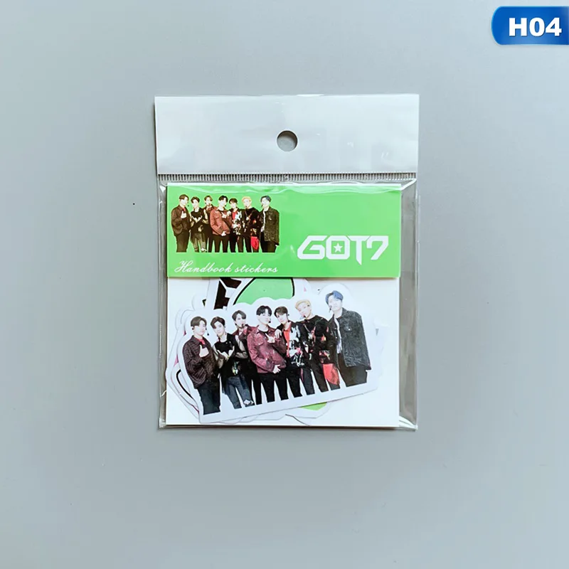 H04 Kpop Star BLACKPINK EXO GOT7 дважды наклейка наклейки альбом для скрапбукинга Украшение дневника Канцтовары Школьные принадлежности веер подарки - Цвет: H04