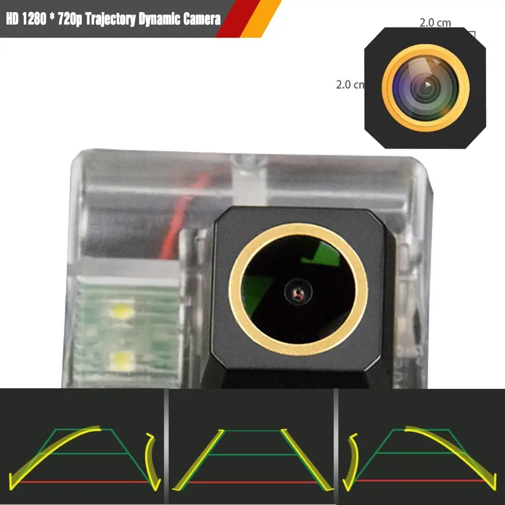 HD1280x720P камера заднего вида плиты светильник динамический направляющие для Mazda 3 6