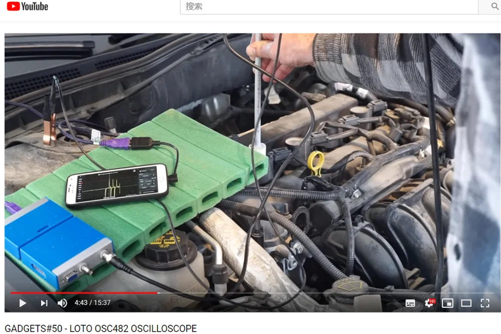 LOTO USB/осциллограф для ПК OSC980 эксклюзивный авторемонт автомобильной электроники