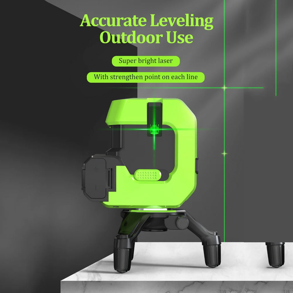 

5 Lines 6 Points Multipurpose Laser Level,Automatic Self Leveling, 360 Horizontal and Vertical Cross Super Powerful