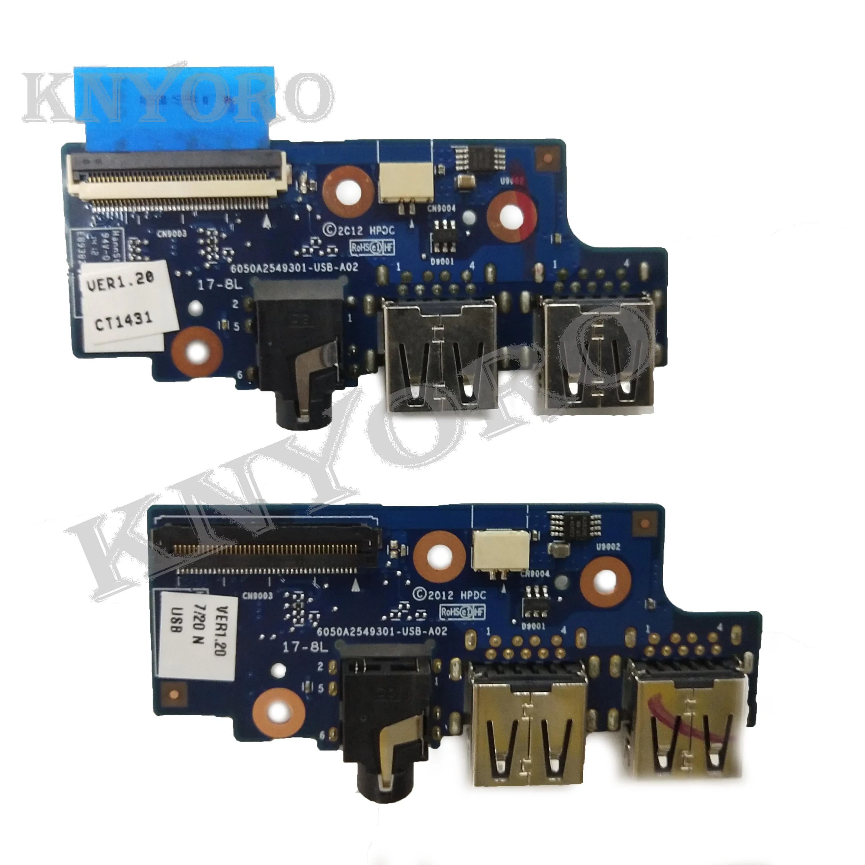 

Used for HP ENVY17 17-J M17-J M7-J Laptop USB Audio Board 6050A2549301