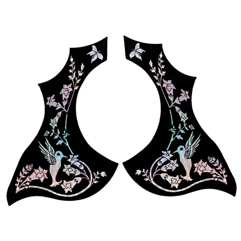 

2Pcs Guitar Pickguard Anti-Scratch Guard Plate Self-Adhesive Pick Guard Sticker for Acoustic Guitar Parts