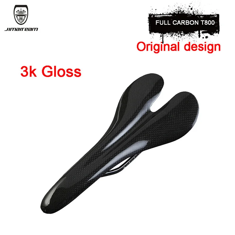 

Велосипедное Сиденье JIMAITEAM из углеродного волокна, глянцевое/матовое титановое дно, полый ультралегкий коврик для велосипеда, дорожный горный велосипед, аксессуары для верховой езды