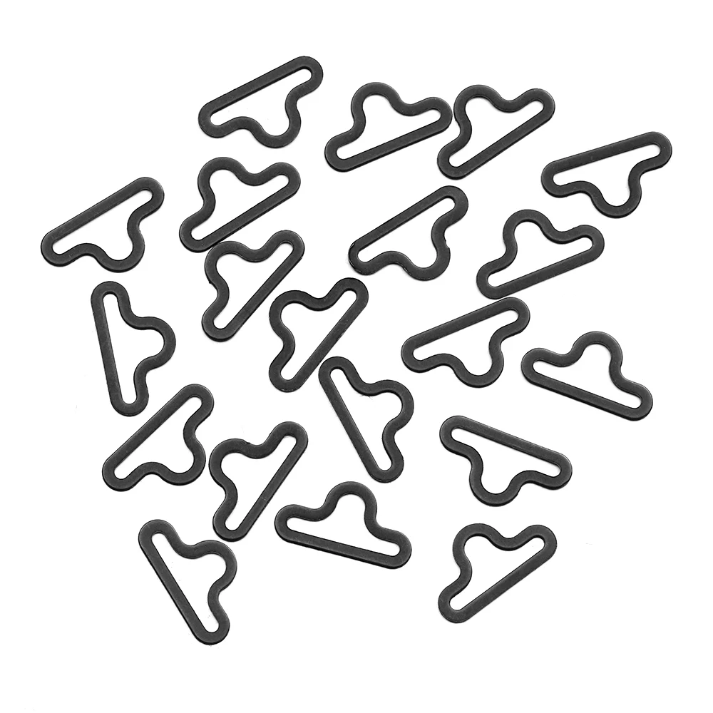 30 шт. 20 мм супер галстук бабочка аппаратные средства Галстук Крюк Слинг пряжки