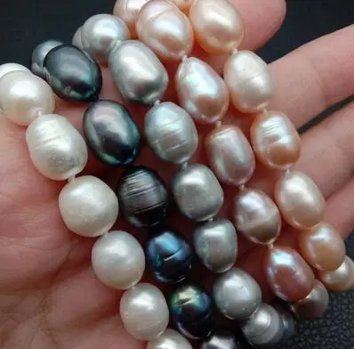 

Огромное 12-13 мм натуральное таитянское подлинное черное идеальное круглое жемчужное ожерелье с подвеской Бесплатная доставка