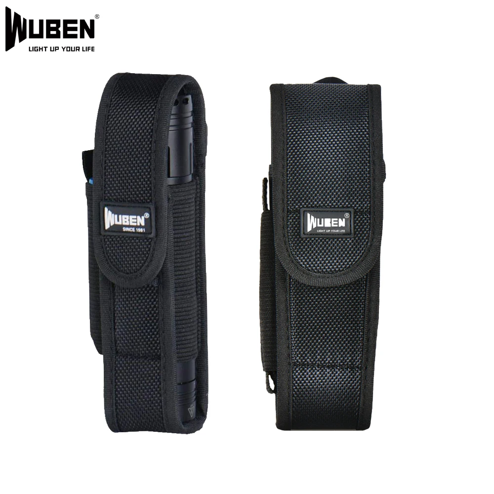 

WUBEN Flashlight Holster LED Torch Pouch Tool Pouch Belt Adjustable Light Bag for WUBEN L50 L60 TO40R T046R P26