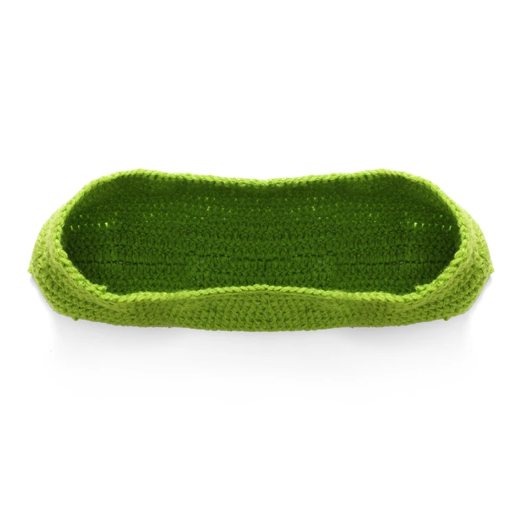 Cute Crochet Wool Sleeping Bags Newborn Baby Knitted Chunky Cocoon Swaddle Baby Pea Pod Photography Props Sleeping Bag