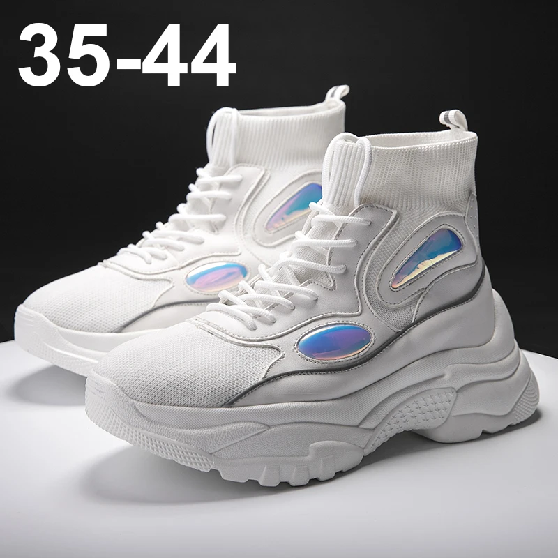 Женская повседневная обувь на толстой подошве размеры до 5 см|Женские кроссовки и