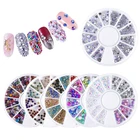 Украшение для ногтей, белый цвет AB, акриловые стразы, 3D наконечники для ногтевого дизайна, Хрустальные Блестки, аксессуары для самостоятельного маникюра