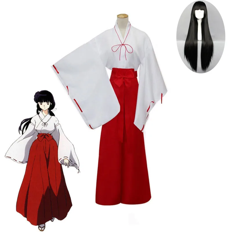 Новинка 2020 костюм для косплея аниме Inuyasha Kikyo Женский японский комплект кимоно