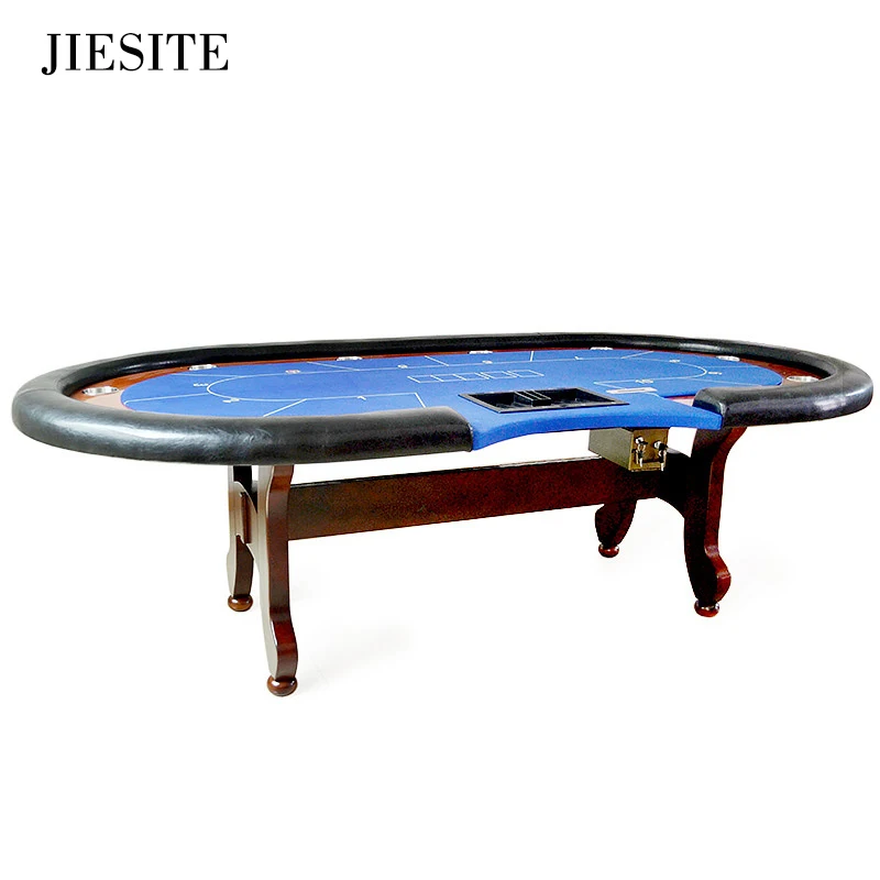 JIESITE-280*140 см 6 цветов казино покер стол Техасский Холдем баккара площадь tale с 10 игроков