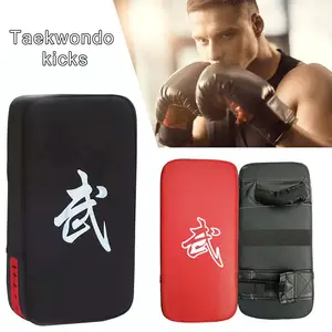 1 шт. боксерская груша Бокс Pad песком Фитнес тхэквондо ручной пэд из искусственной кожи обучение Шестерни Муай Тай мишень для отработки ударов ногой