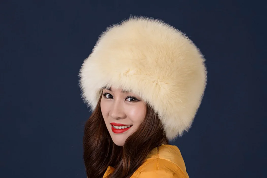 Зимняя унисекс утолщенная теплая шапка бини 2019 Новинка искусственный мех мягкая
