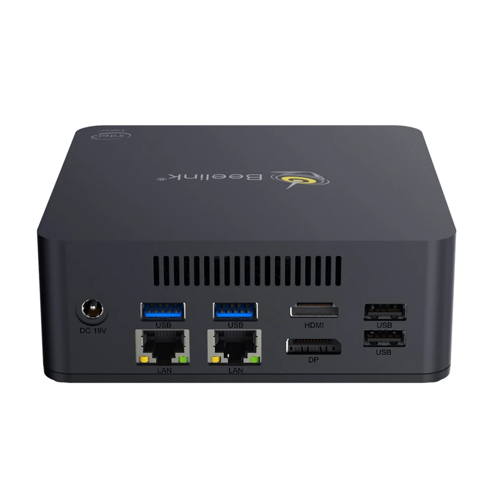 Мини пк с двумя LAN Intel Core i3 5005U 2 0 ггц DDR3L 8 гб RAM/256 SSD/DIY WIN10 HDMI DP 4K HTPC NUC компьютер 1000