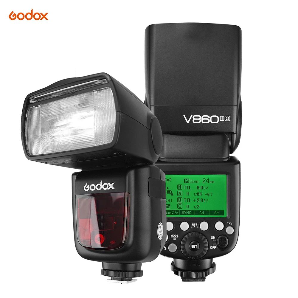 Godox VING V860IIO TTL Камера Flash Master & Slave Speedlite 2 4G Wireless X System 1/8000s HSS GN60 для Olympus|Фотовспышки| |