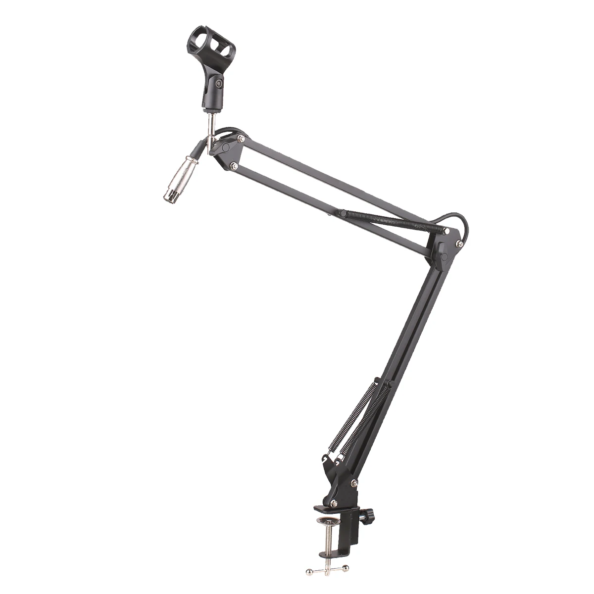 

Microphone Holder Cantilever Bracket with Microphone Cable Telescopic Stand Live Support Lazy Bracket with Extendable Arm