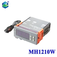 1pcs digital temperature controller mh1210w 90 250v 10a 220v thermostat regulator with sensor 50110c heating cooling control