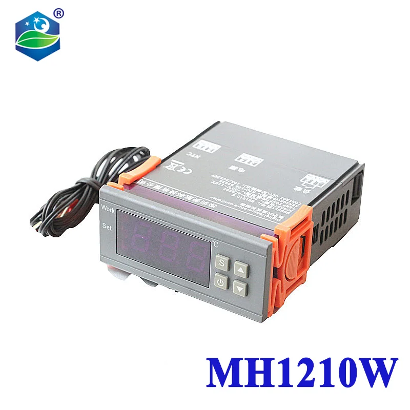 Цифровой регулятор температуры MH1210W 90 250 В 10A 220 термостат с датчиком нагрева и