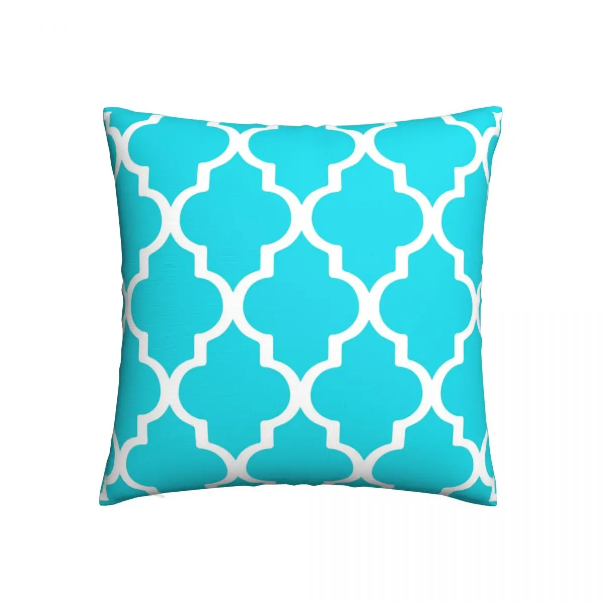 Ярко-розовый уличный квадратный чехол для подушки с рисунком из полиэстера в