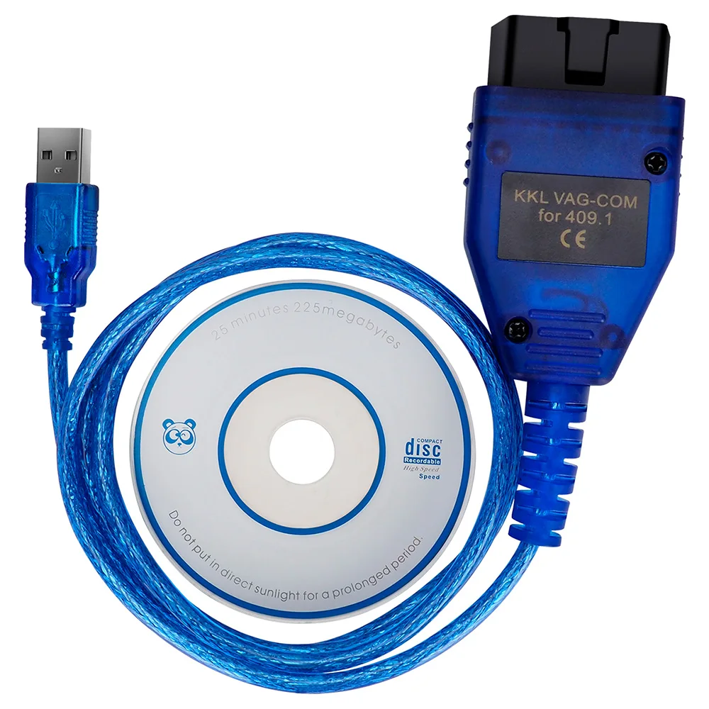 VAG409.1 Vag 409 VAG-COM KKL409 OBD2 Диагностический кабель usb сканер инструмент для Audi Volkswagen VW