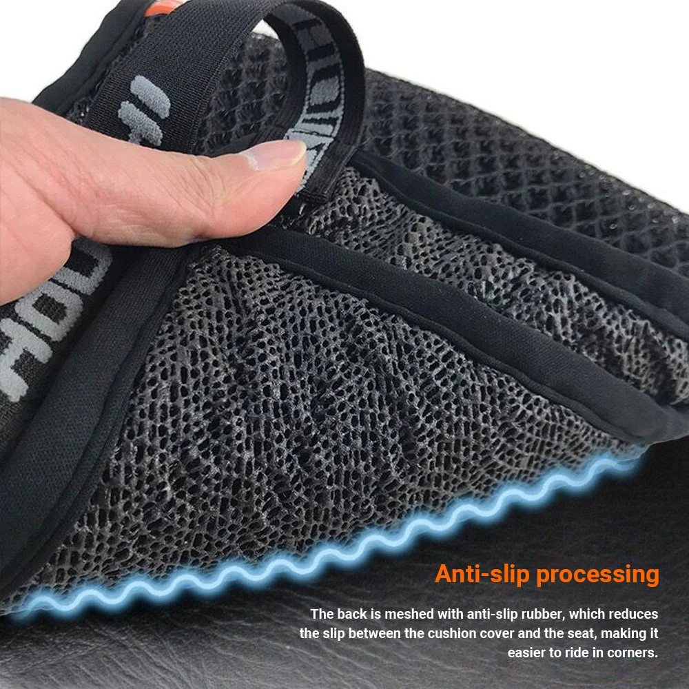 

Motorcycle Sunproof Cool Seat Cushion Cover Breathable Heat Insulation Mounting Air Pad Motorbike Seat Protection