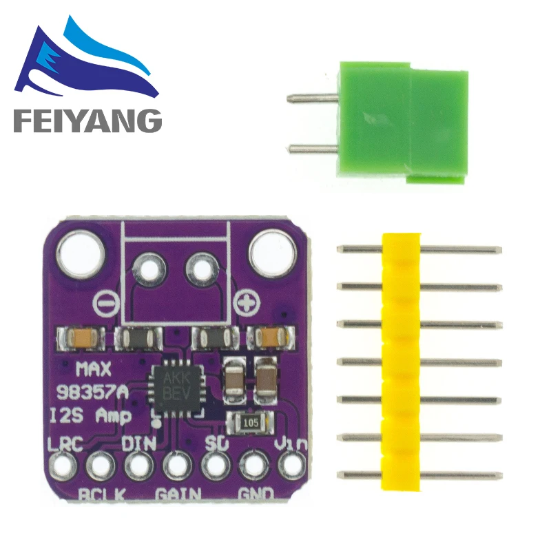 Усилитель Max98357 I2S 3 Вт класс D интерфейс разрыва ЦАП модуль декодера безфильтровая