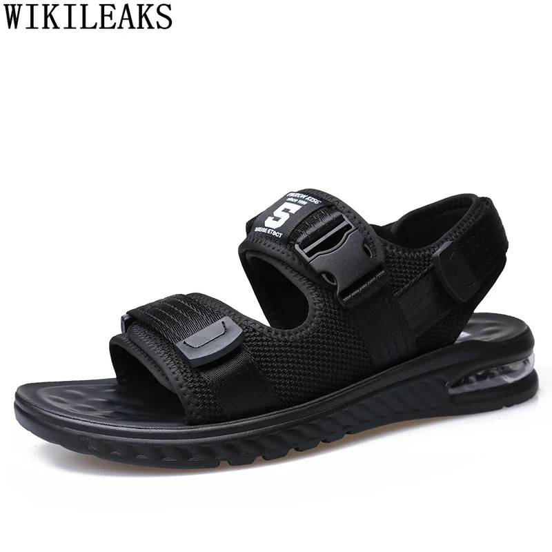 

Beach Sandals Men Summer Beach Shoes Sandals for Men Outdoor Breathable Black Sandals Casual Shoes Zapatos De Hombre Sapatos