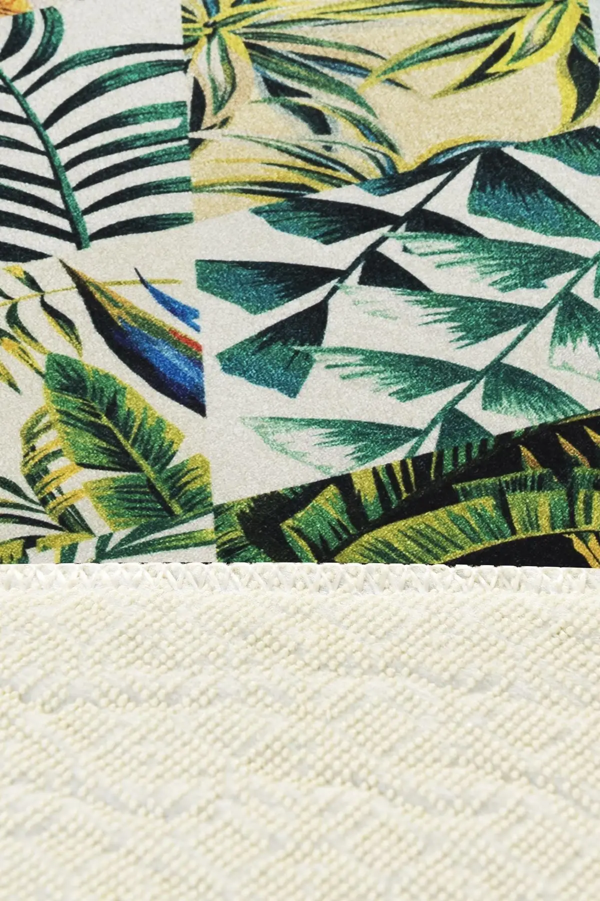 

Wear non-slip Soles, Machine Washable, Bilateral Decorative Bath Mat Flower Garden