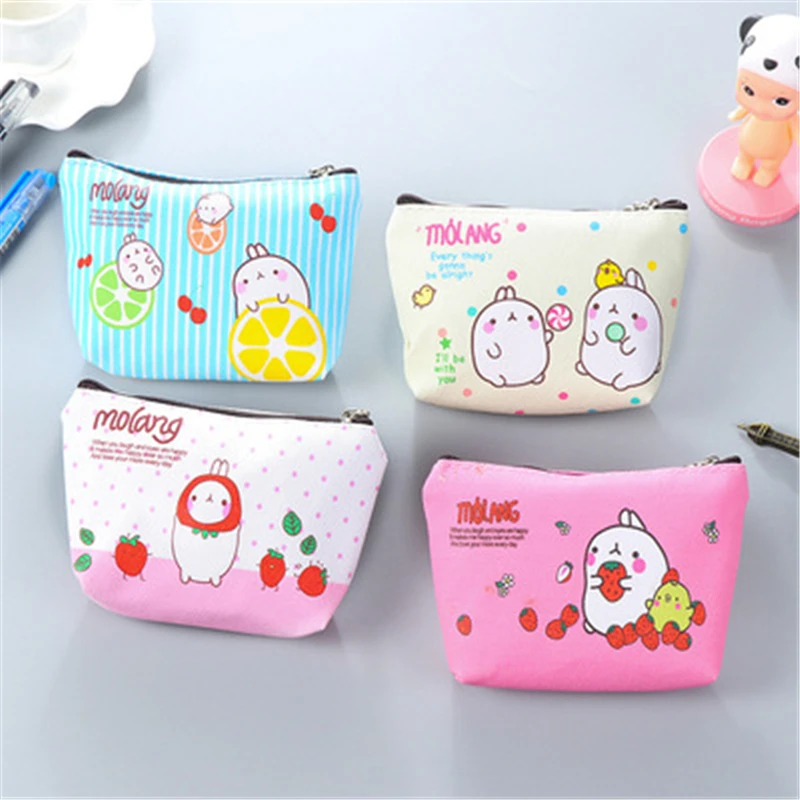 

DL Potato rabbit zero wallet Mini coin bag Korean cartoon cute children's pocket money bag Exquisite office supplies small gift