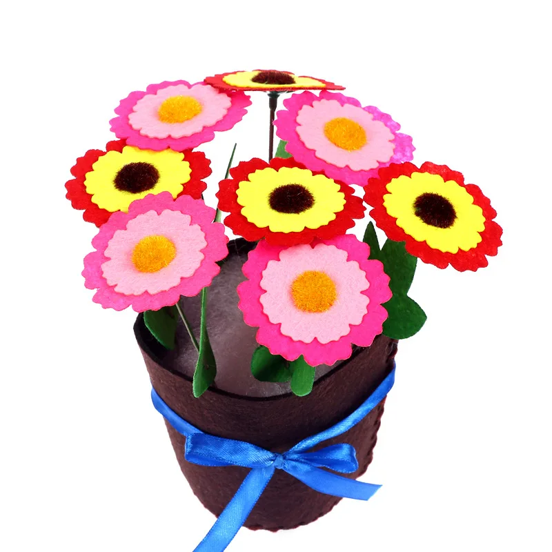 Игрушки для детей, поделки для детей, цветочный горшок, Горшечное растение, детский сад, Обучающие игрушки, обучающие игрушки Монтессори - Цвет: A type