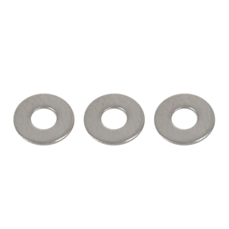 Плоские шайбы из нержавеющей стали подходящие для метрических болтов и винтов M2 2