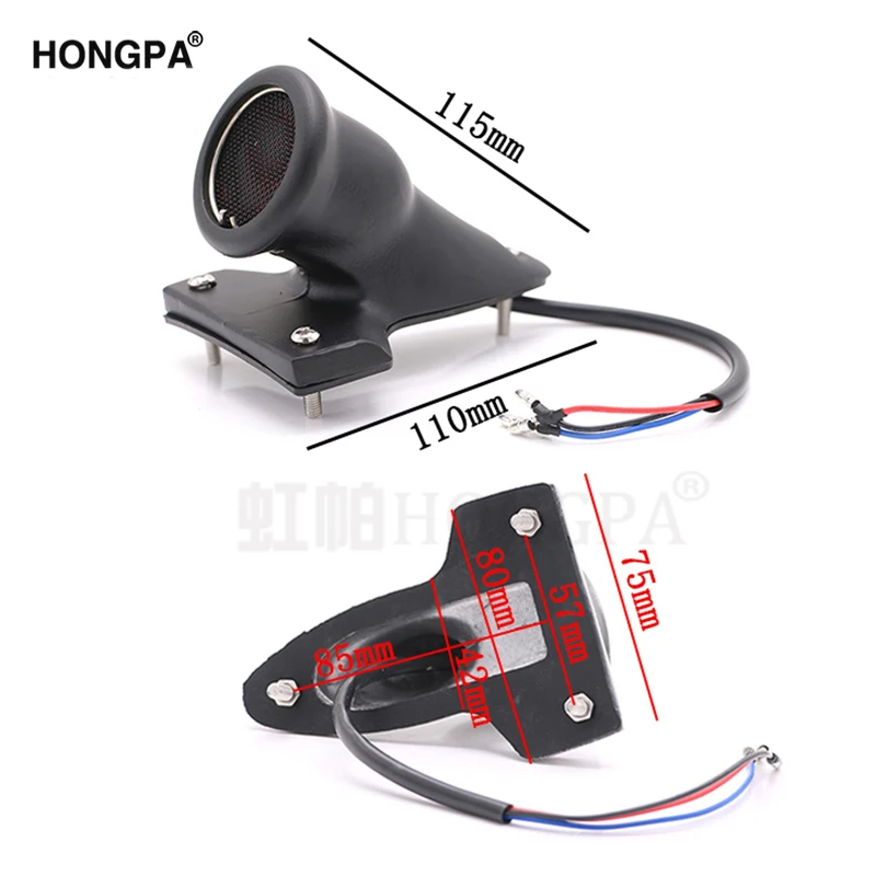 Светодиодный фонарь для мотоцикла красный задний тормозной Стоп-светильник