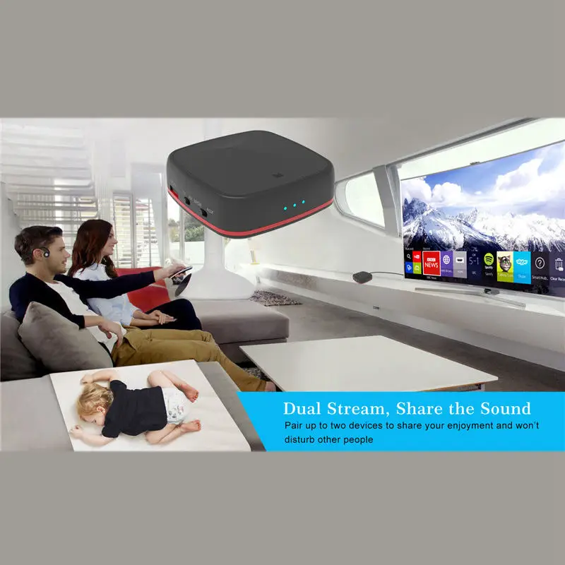 RISE-Bluetooth 5 0 CSR8675 передатчик беспроводной аудио приемник Aptx HD рецептор с цифровой