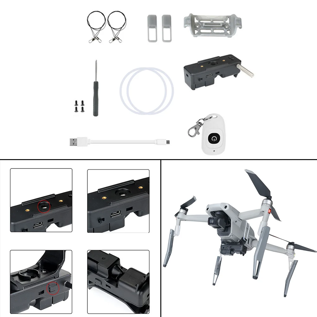 

USB Drone Thrower Set Parts for Mavic Series Delivery Gift Proposal For Mavic Mini 1 2