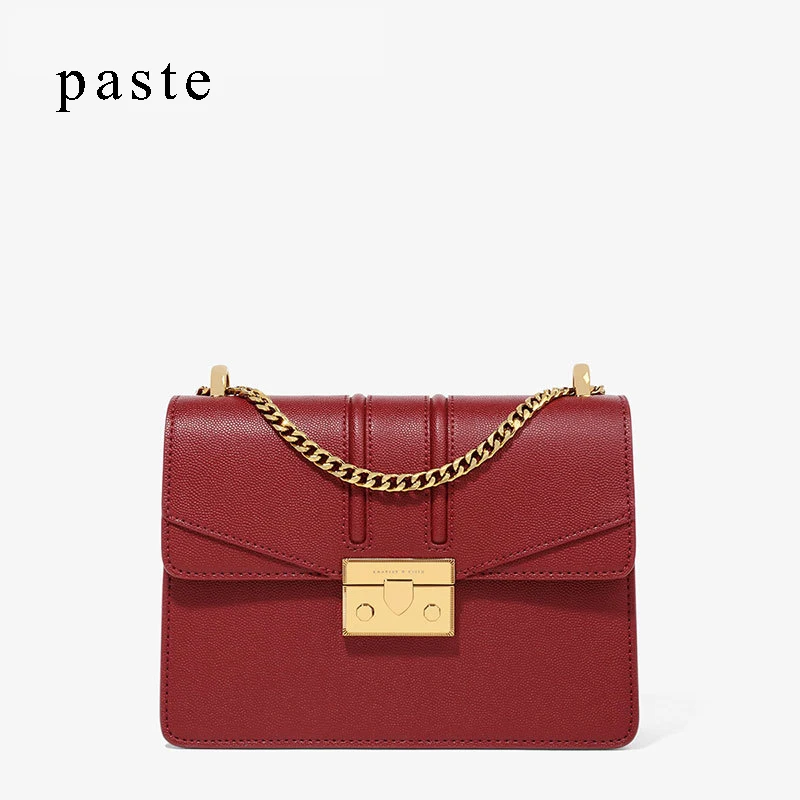 2019 новый стиль модная кожаная маленькая квадратная сумка с перекрестной