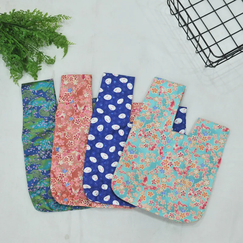 Простой Hefeng с изображением золотой вишня в цвету бантом-бабочкой Сумка на