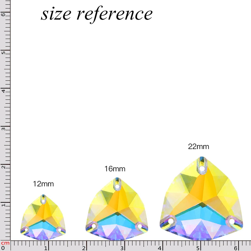Кристалл AB Trilliant стеклянные стразы Flatback Sew on Стразы для рукоделия Рождественская