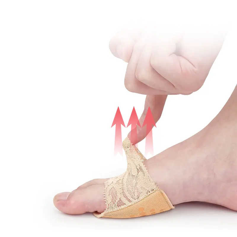 Половинная стелька невидимая противоскользящая впитывающая пот с высоким